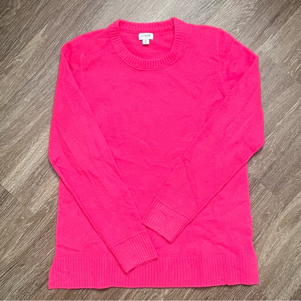J Crew NWOT Fuchsia Sweater